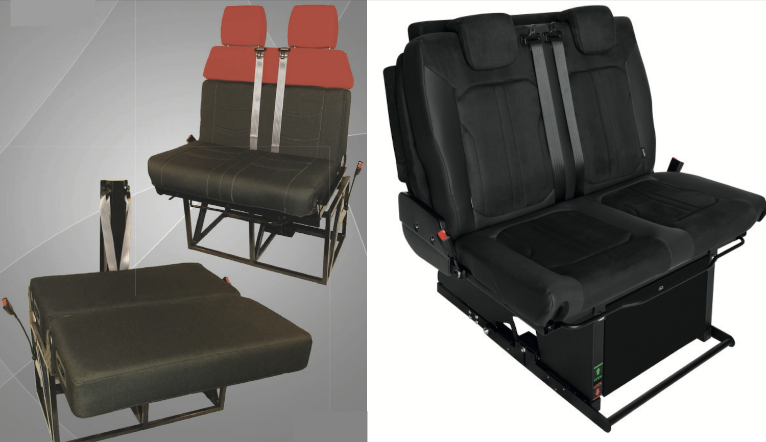 Banquettes homologuées Mobiframe Scora